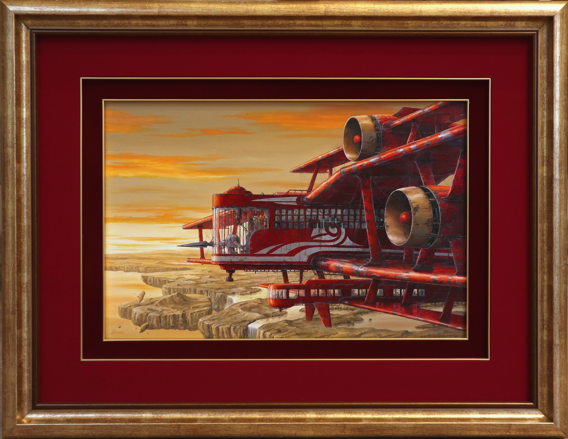 Czerwony samolot VI - w oprawie