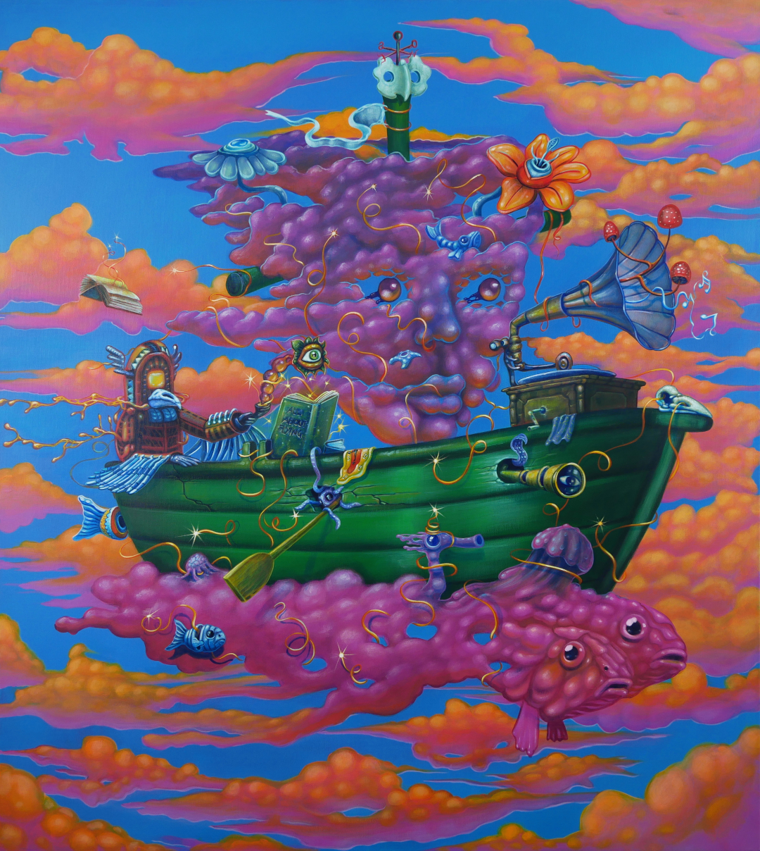 Kamil JAKÓBCZAK - Wszystko o lataniu - 100x90 (2023)