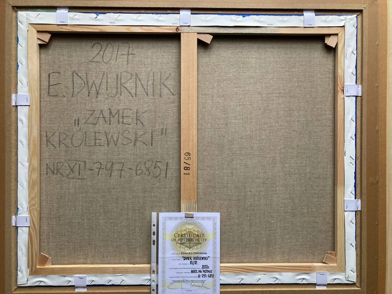 Edward Dwurnik - Zamek Królewski (tył)